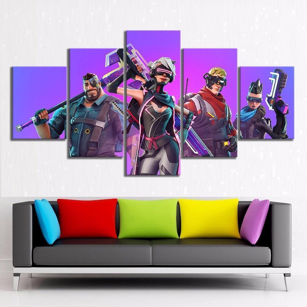 Cyberpunk Heroes – Gaming Canvas Wall Art