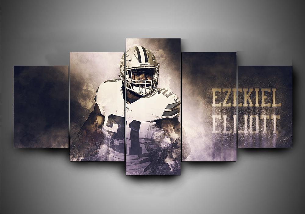 Dallas Cowboys – Ezekiel Elliott – Sport Canvas Wall Art