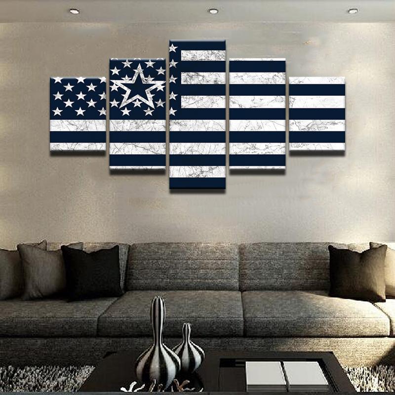 Dallas Cowboys Hd Sport Flag – Sport Canvas Wall Art