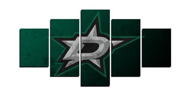 Dallas Stars NHL Team Logo – Sport Canvas Wall Art