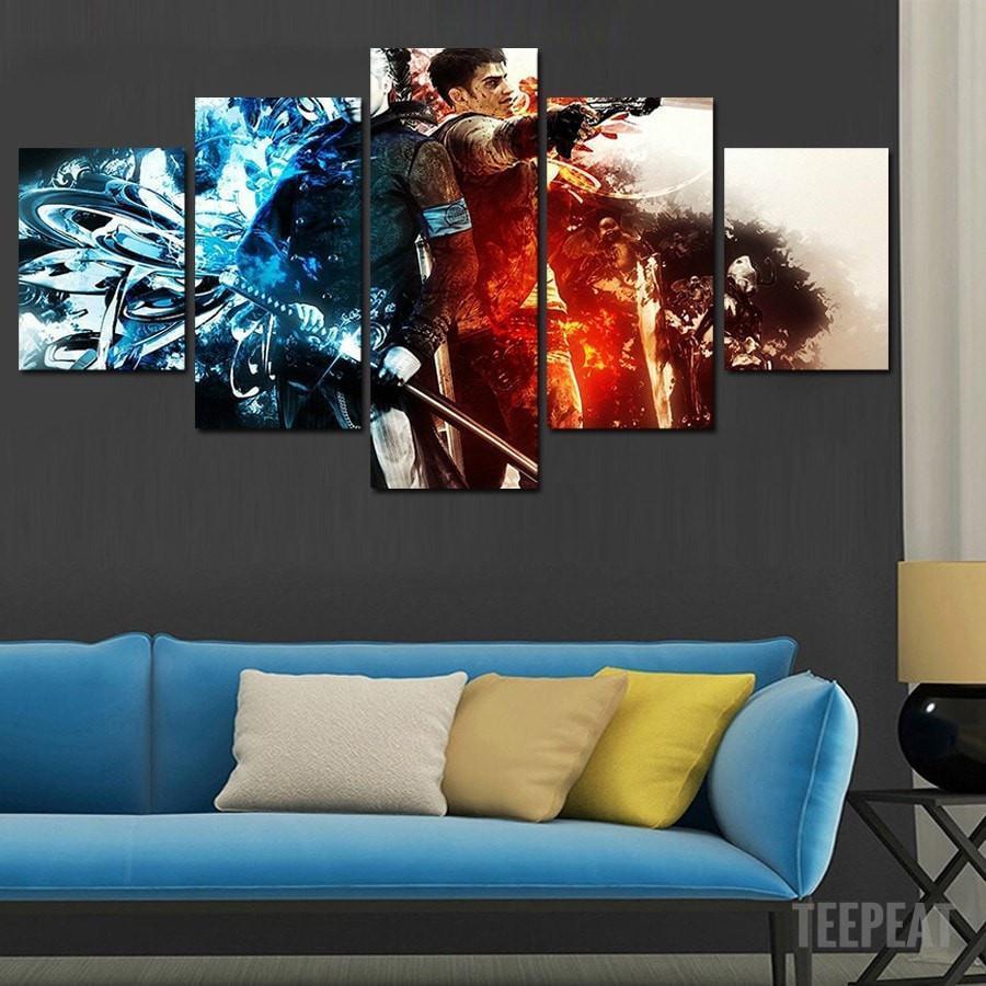 Dante And Vergil – Movie Canvas Wall Art