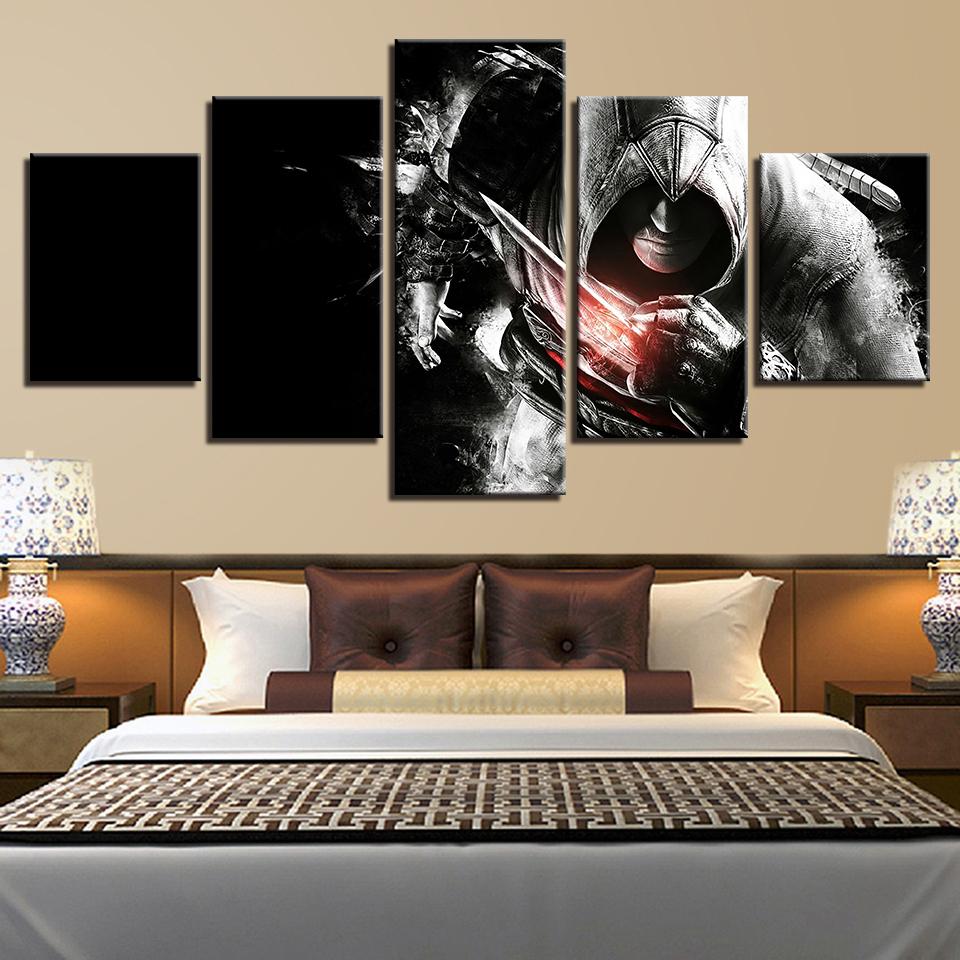 Dark Assassins Creed – Gaming Canvas Wall Art