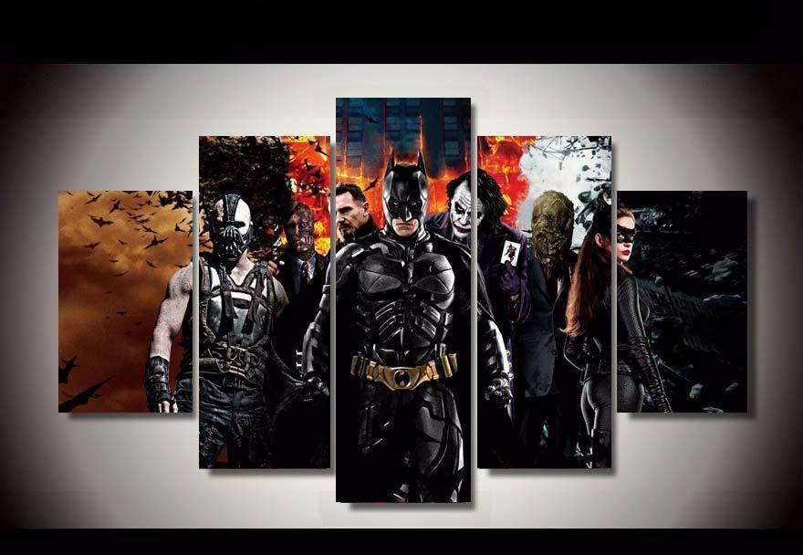 Dark Knight: Characters – Dc Canvas Wall Art