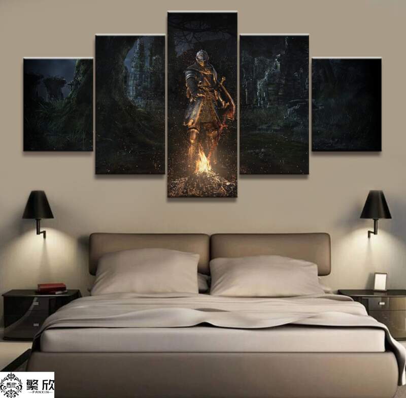 Dark Souls Swordsman 2 Gaming – Canvas Wall Art