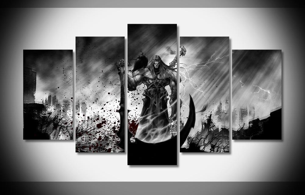 Darksiders Death Gaming – Canvas Wall Art