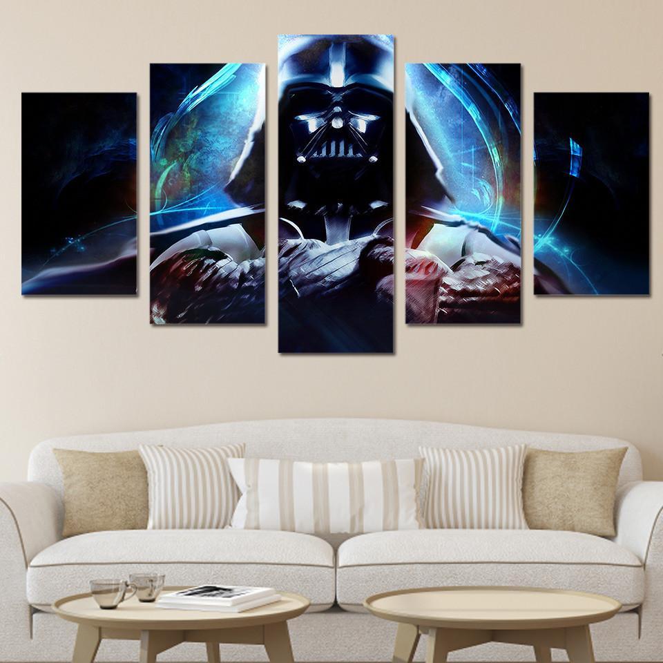 Darth Vader In The Dark 3 – Movie Canvas Wall Art