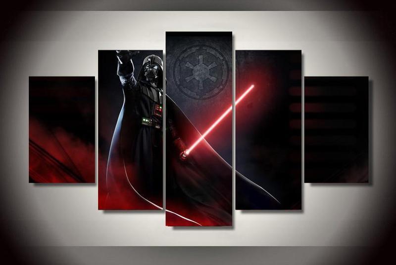 Darth Vader Painting – Movie Canvas Wall Art