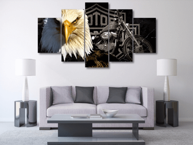Davidson Eagle 2 – Animal Canvas Wall Art