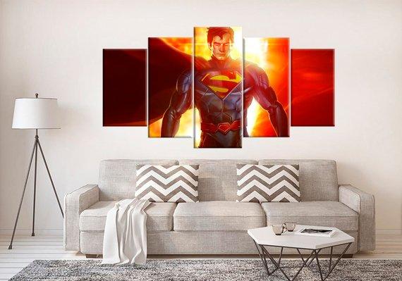 Dc Comic Superhero: Superman – Dc Canvas Wall Art