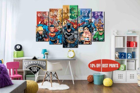 Dc Comics Superheroes – Dc Canvas Wall Art