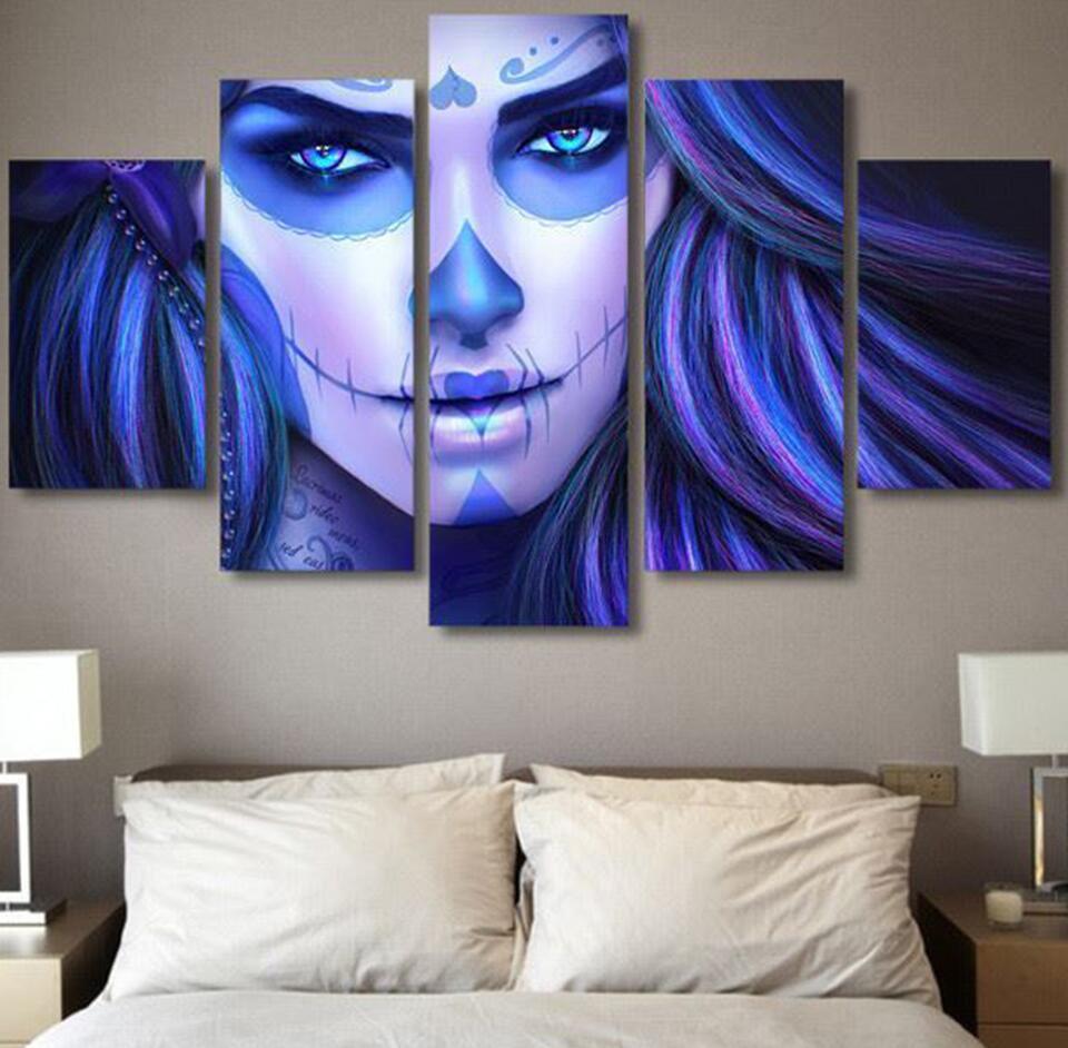 Dead Of The Face 5 – Abstract Canvas Wall Art
