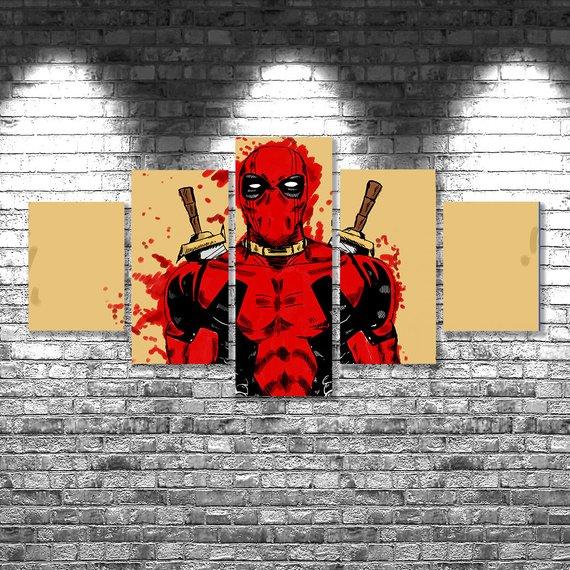 Deadpool 03 – Movie Canvas Wall Art