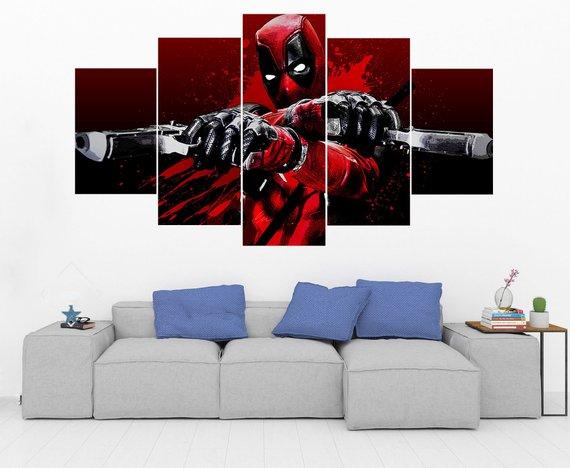 Deadpool 10 – Movie Canvas Wall Art