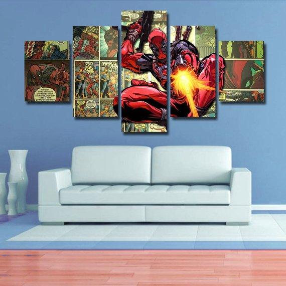 Deadpool Super – Dc Canvas Wall Art