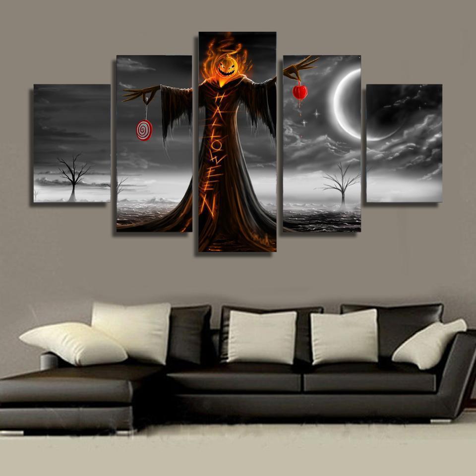 Death Balance – Halloween Canvas Wall Art