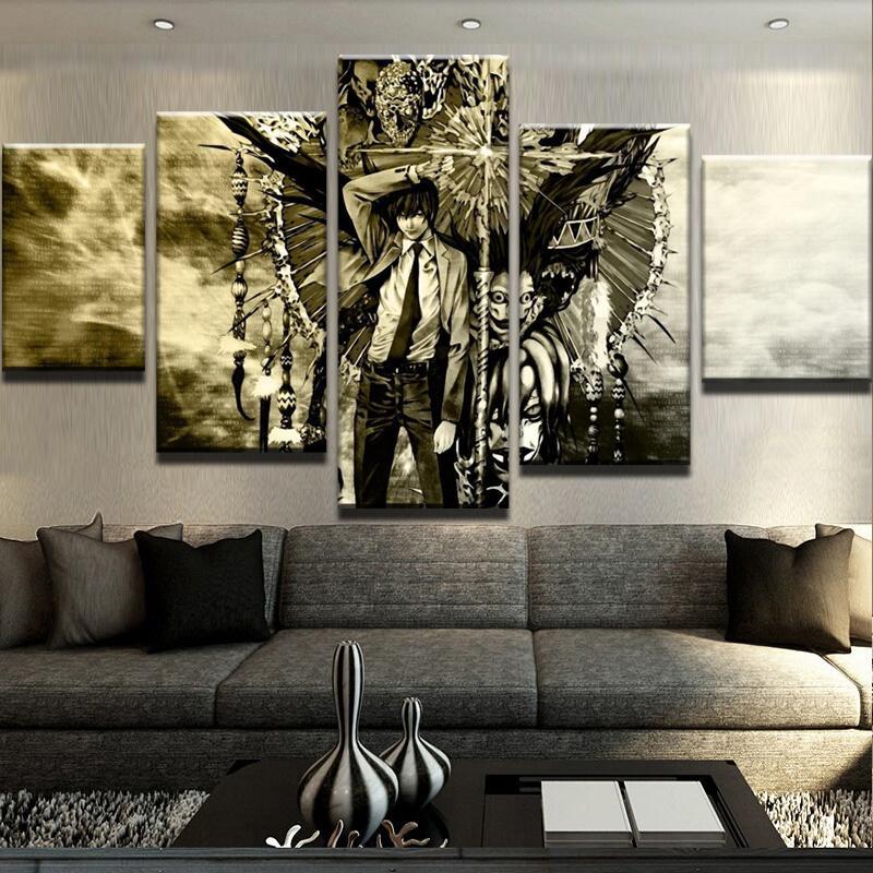 Death Note Art Anime Canvas Wall Art