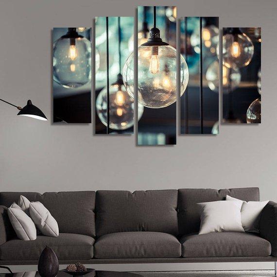 Decorative Lamp – Abstract Canvas Wall Art