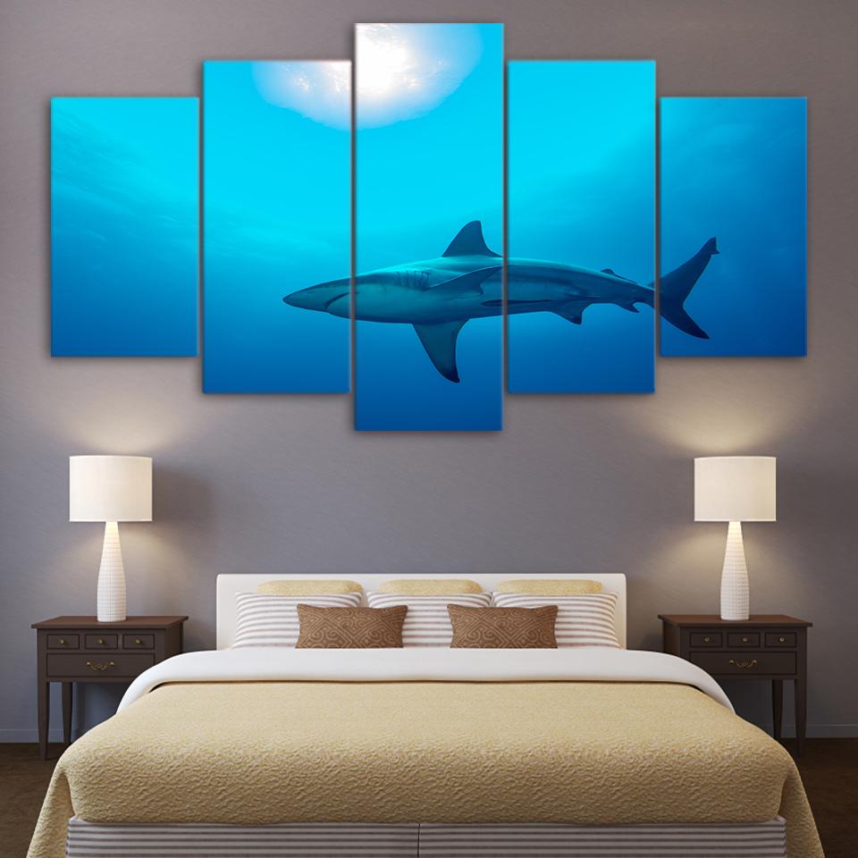 Deep Blue Ocean 1 – Animal Canvas Wall Art