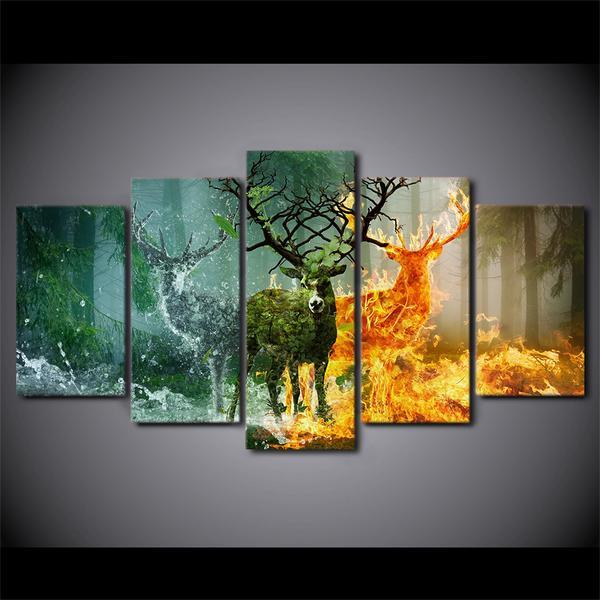 Deer 05 – Animal Canvas Wall Art