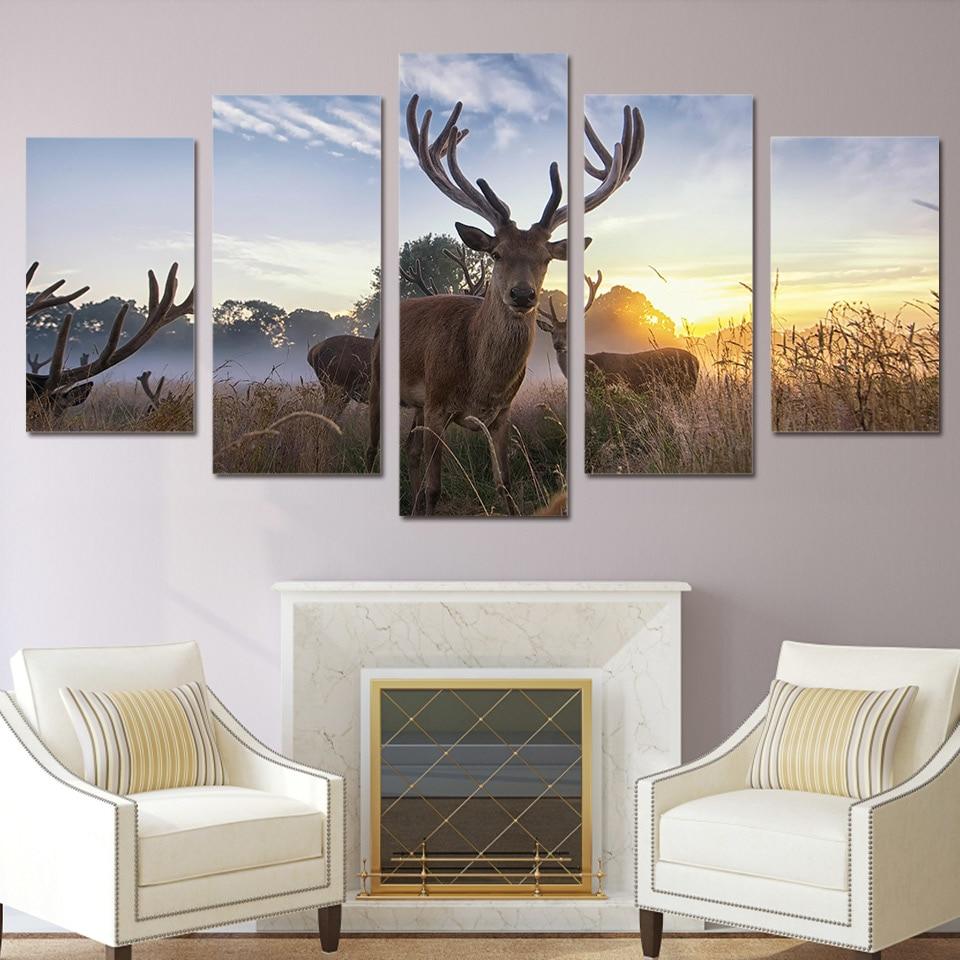 Deer 10 – Animal Canvas Wall Art