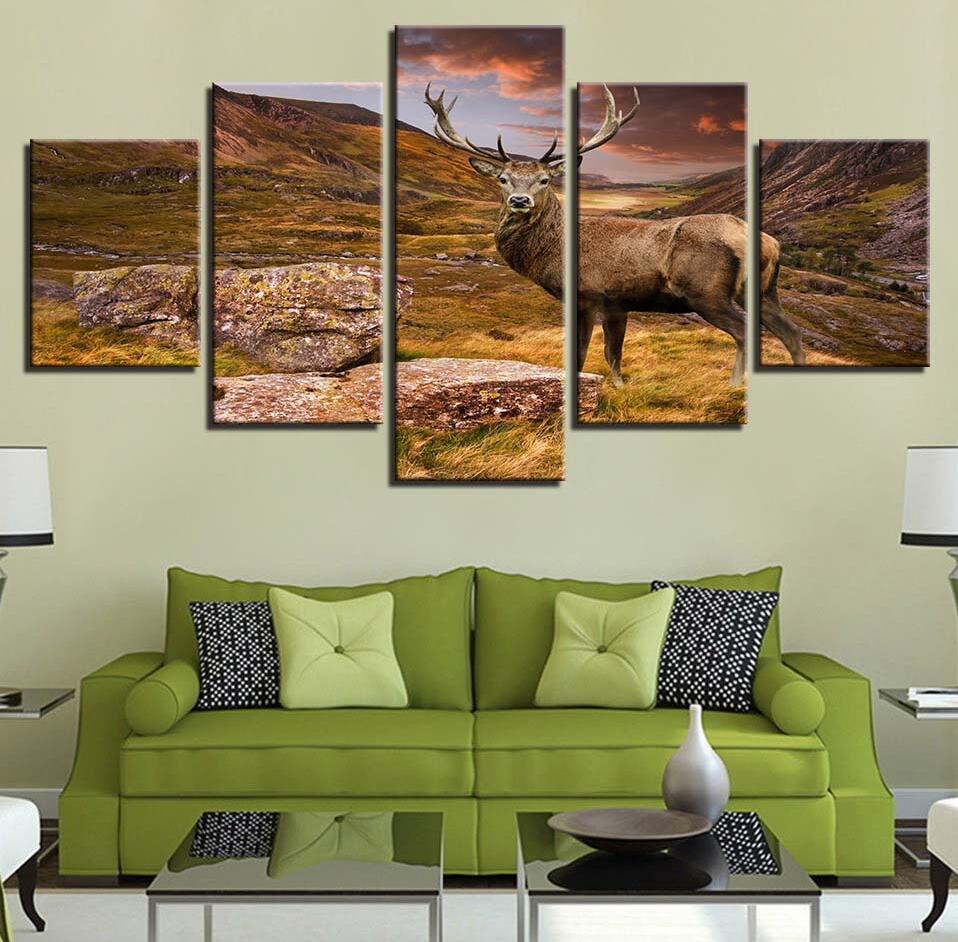 Deer 18 – Animal Canvas Wall Art