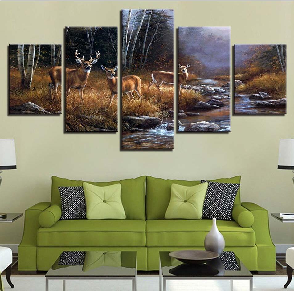 Deer 20 – Animal Canvas Wall Art