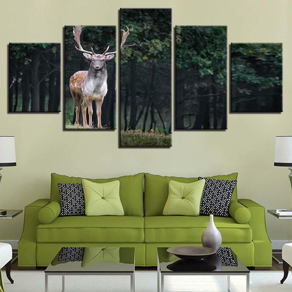 Deer 24 – Animal Canvas Wall Art