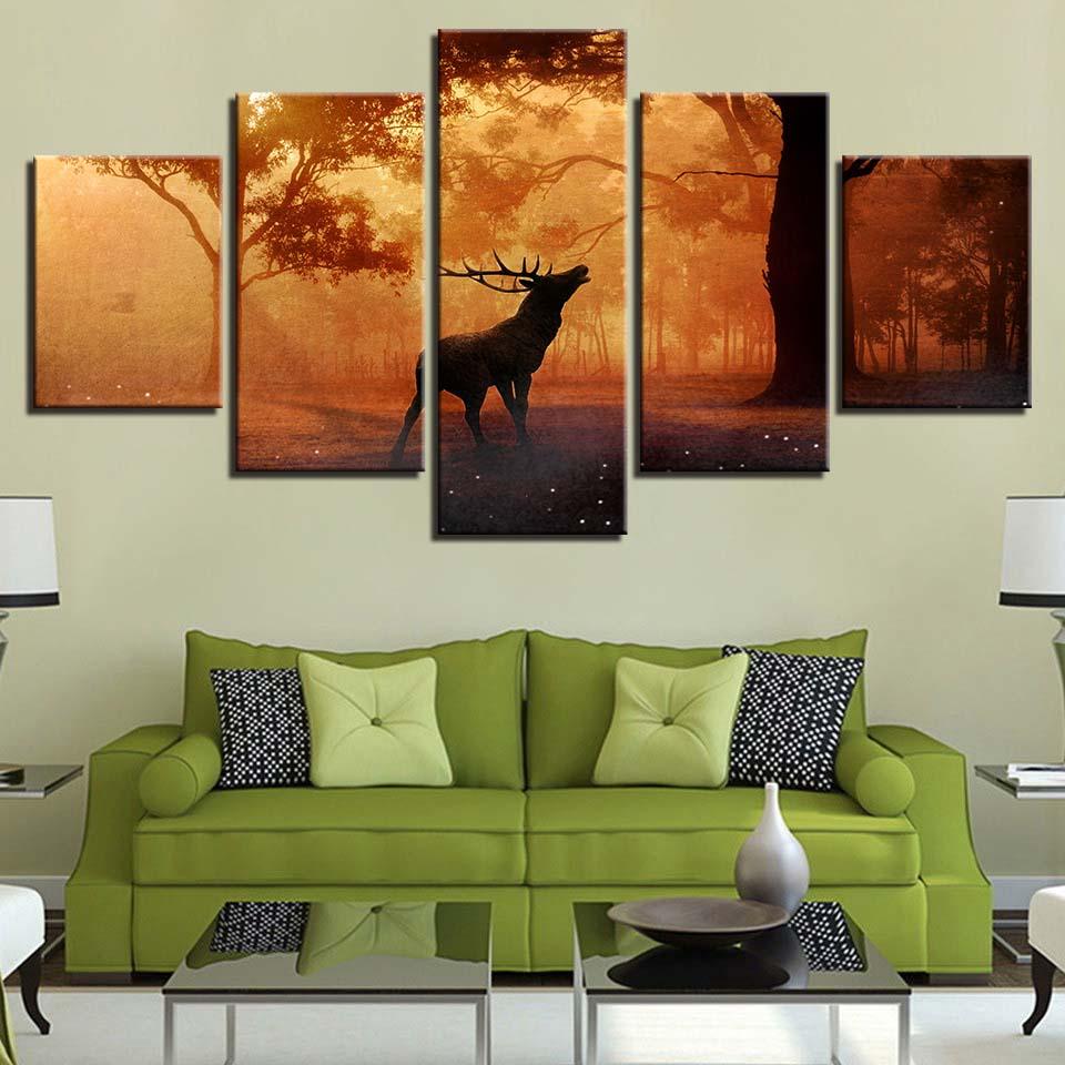 Deer 27 – Animal Canvas Wall Art