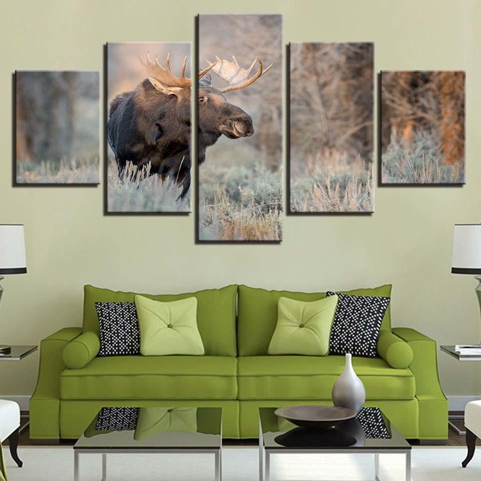 Deer 28 – Animal Canvas Wall Art