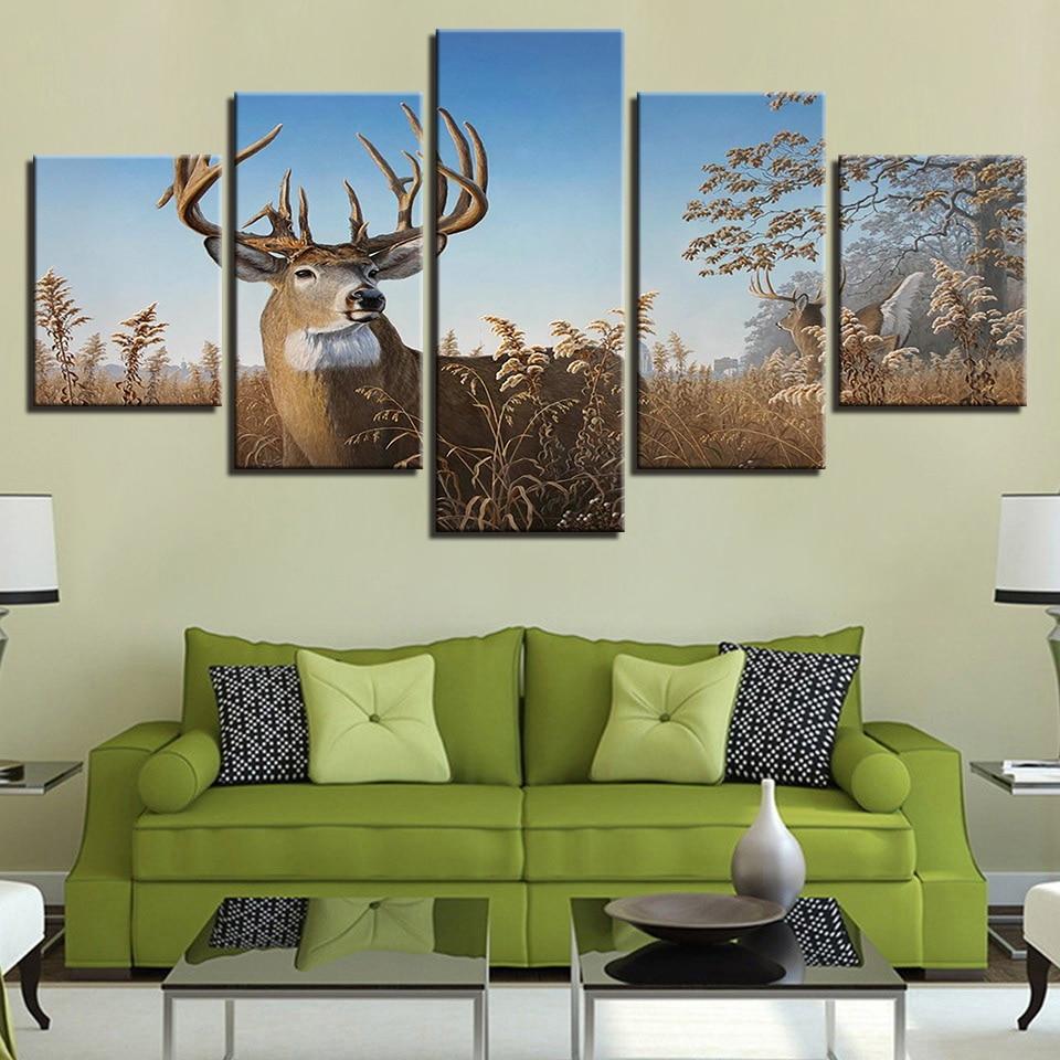 Deer 31 – Animal Canvas Wall Art