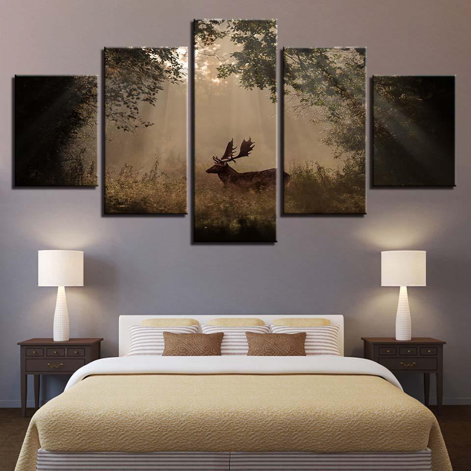Deer 34 – Animal Canvas Wall Art