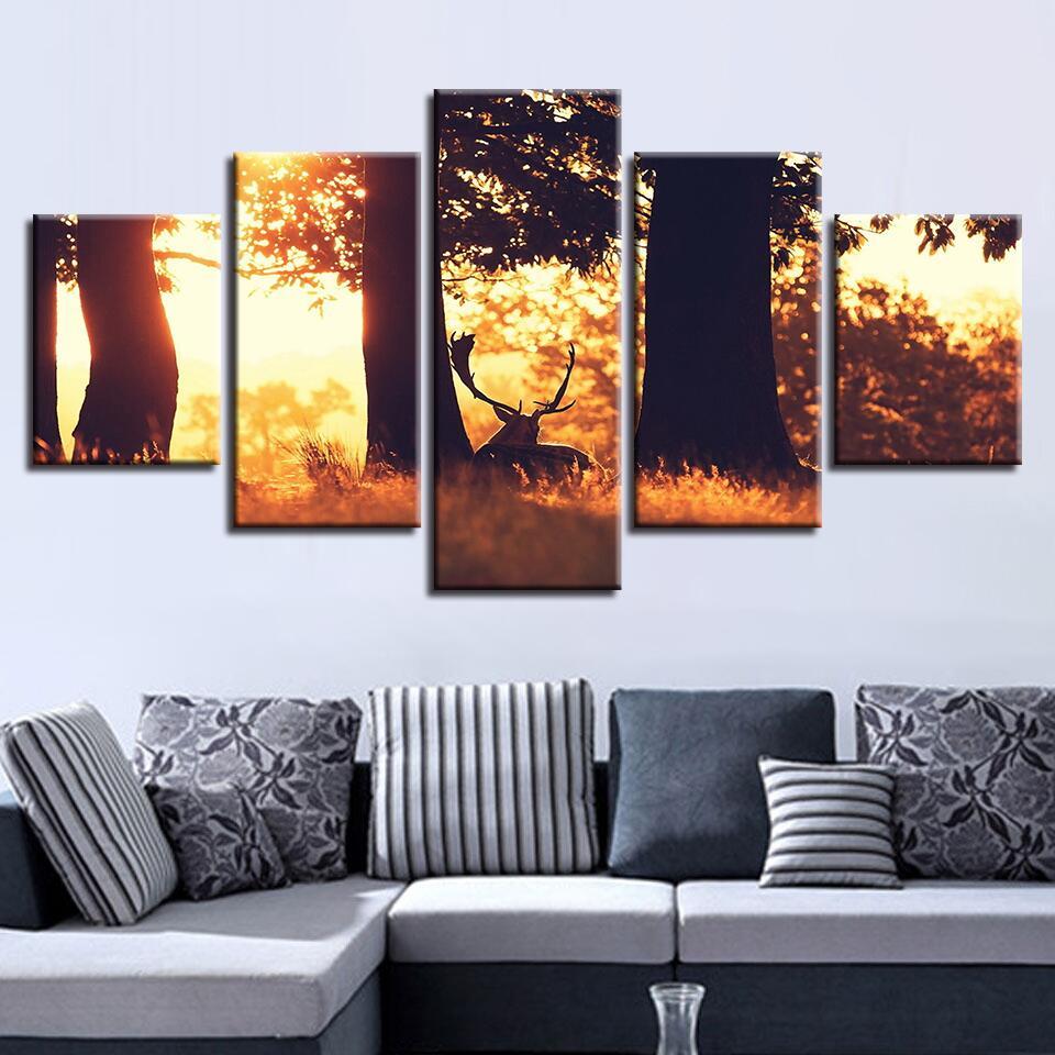 Deer 35 – Animal Canvas Wall Art