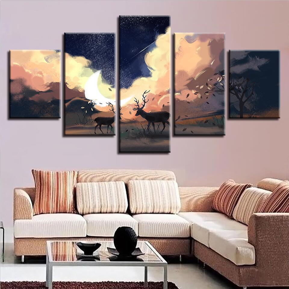 Deer 36 – Animal Canvas Wall Art
