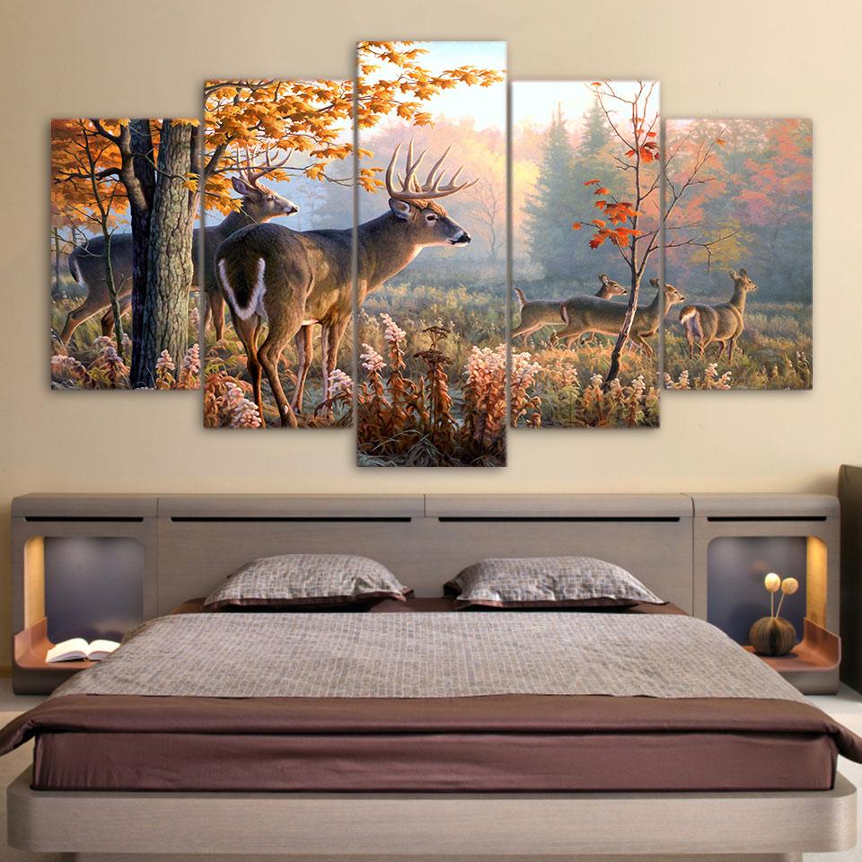 Deer 39 – Animal Canvas Wall Art
