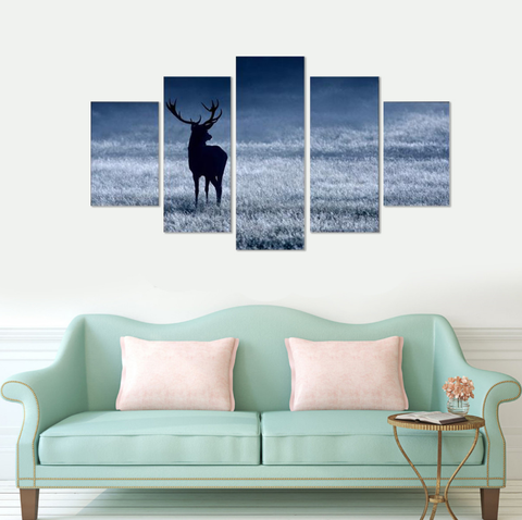 Deer Anticipation – Animal Canvas Wall Art
