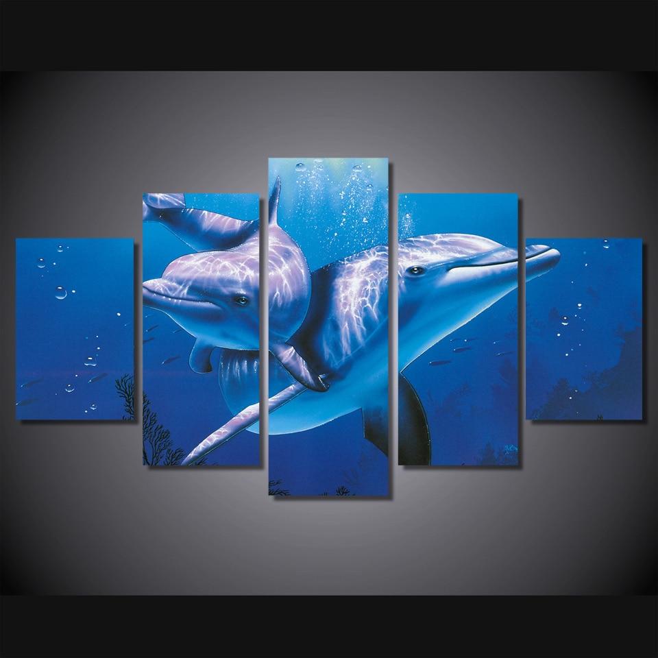 Delfin – Animal Canvas Wall Art