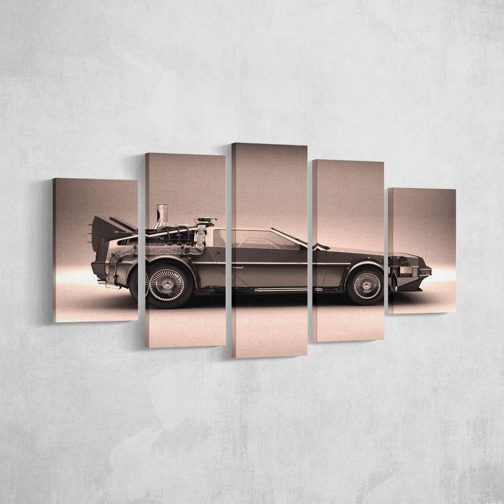 Delorean 1 – Automative Canvas Wall Art