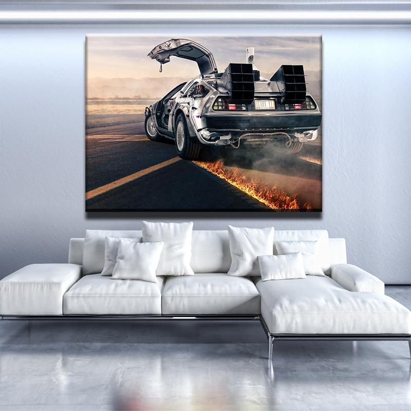 Delorean Speed – Automative Canvas Wall Art