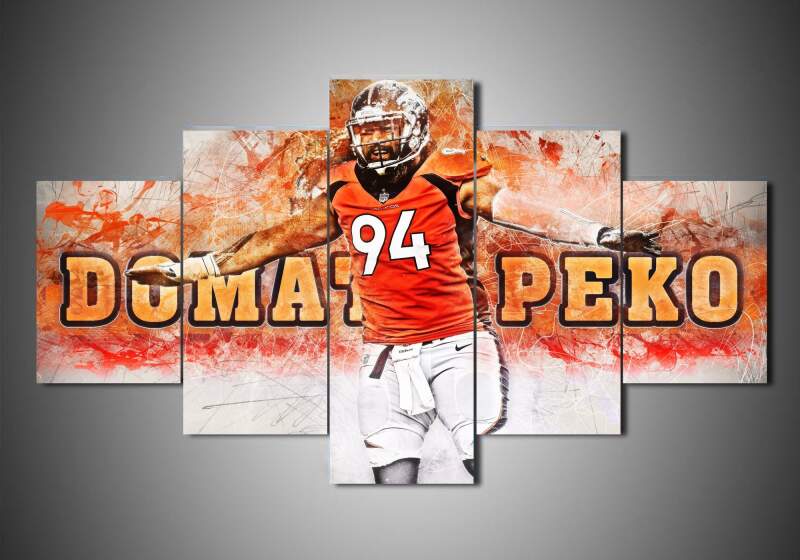 Denver Broncos – Domata Peko – Sport Canvas Wall Art
