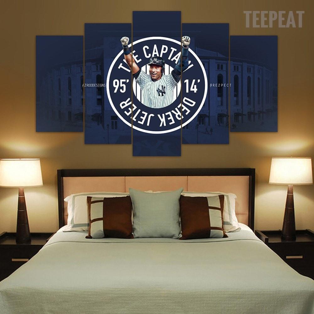 Derek Jeter “Farewell” Sport Canvas Wall Art