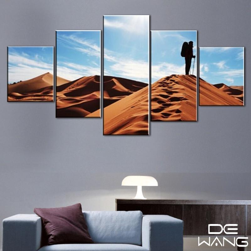 Desert Landscape – Space Canvas Wall Art