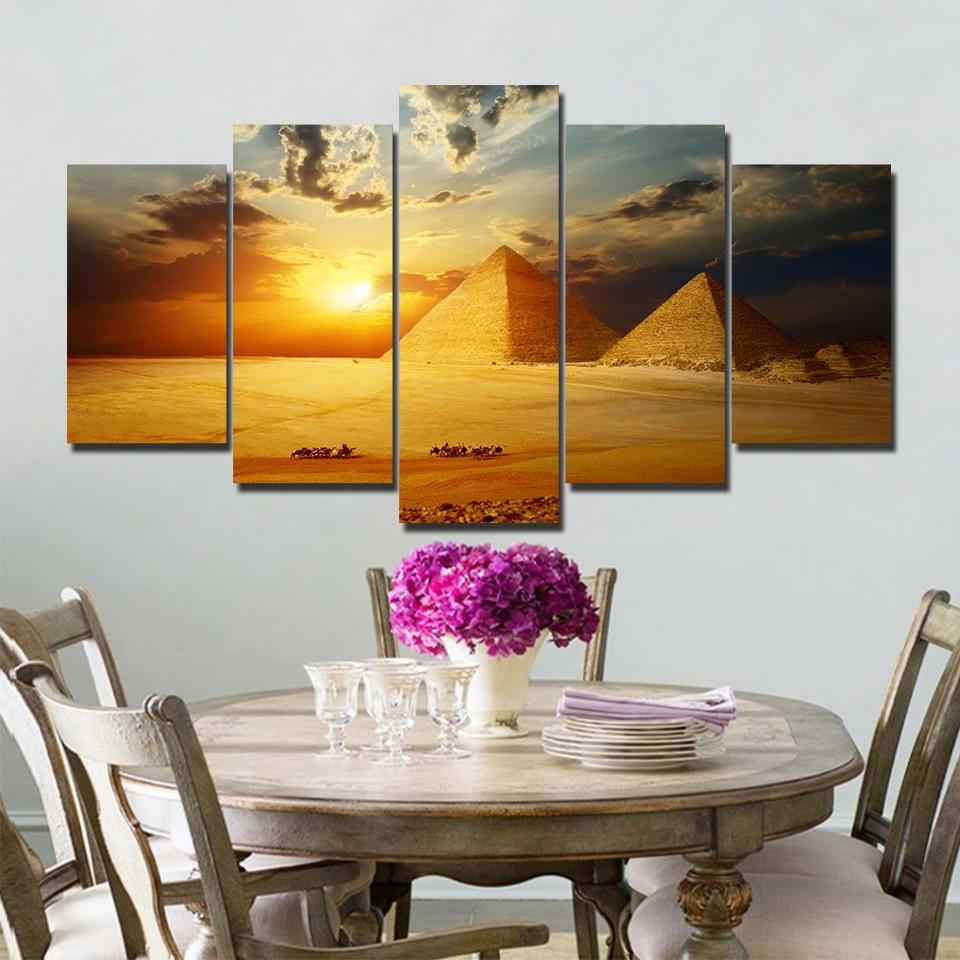 Desert Pyramid – Nature Canvas Wall Art