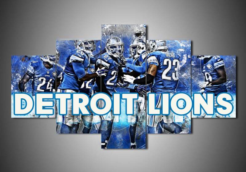 Detroit Lions 1 – Sport Canvas Wall Art