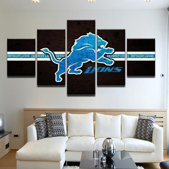 Detroit Lions 5 Sport – Canvas Wall Art