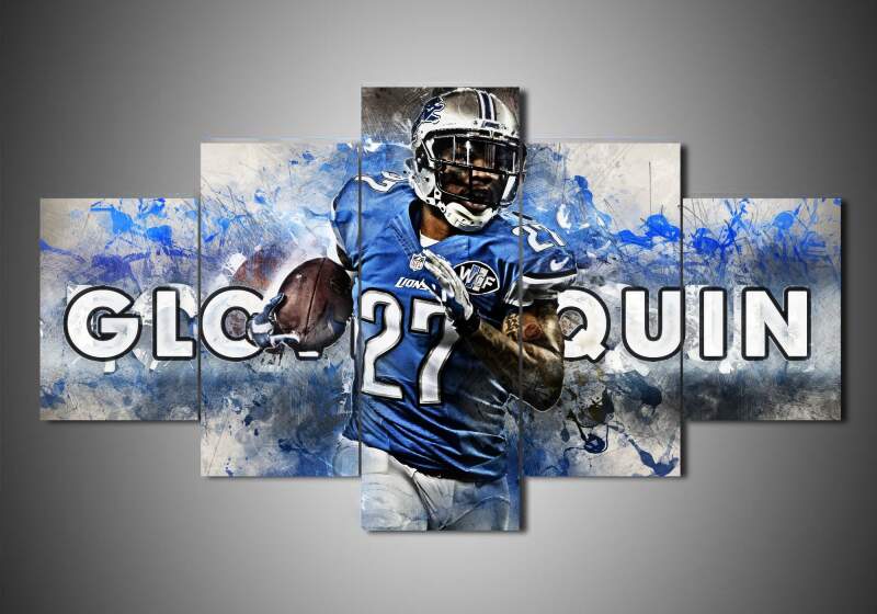 Detroit Lions – Glover Quin – Sport Canvas Wall Art