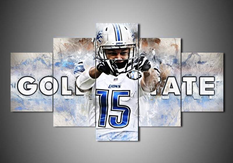 Detroit Lions – Golden Tate – Sport Canvas Wall Art