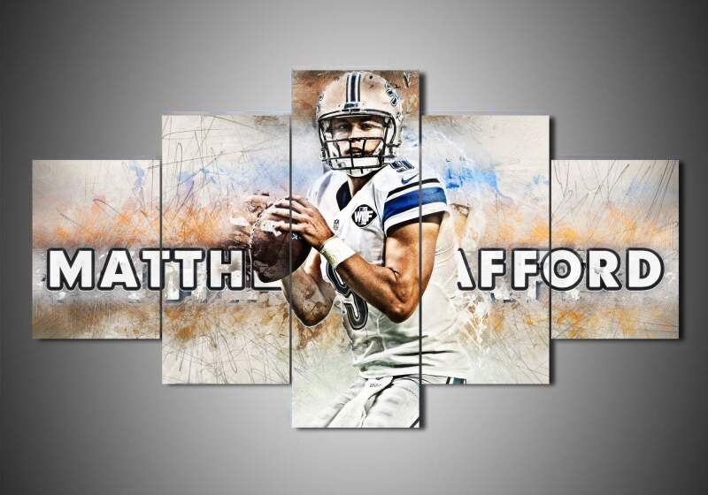 Detroit Lions – Matthew Stafford – Sport Canvas Wall Art
