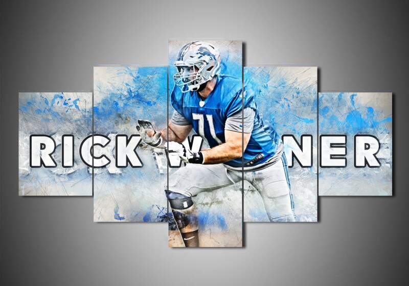 Detroit Lions – Rick Wagner – Sport Canvas Wall Art