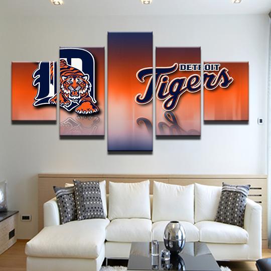 Detroit Tigers 8- Sport Canvas Wall Art