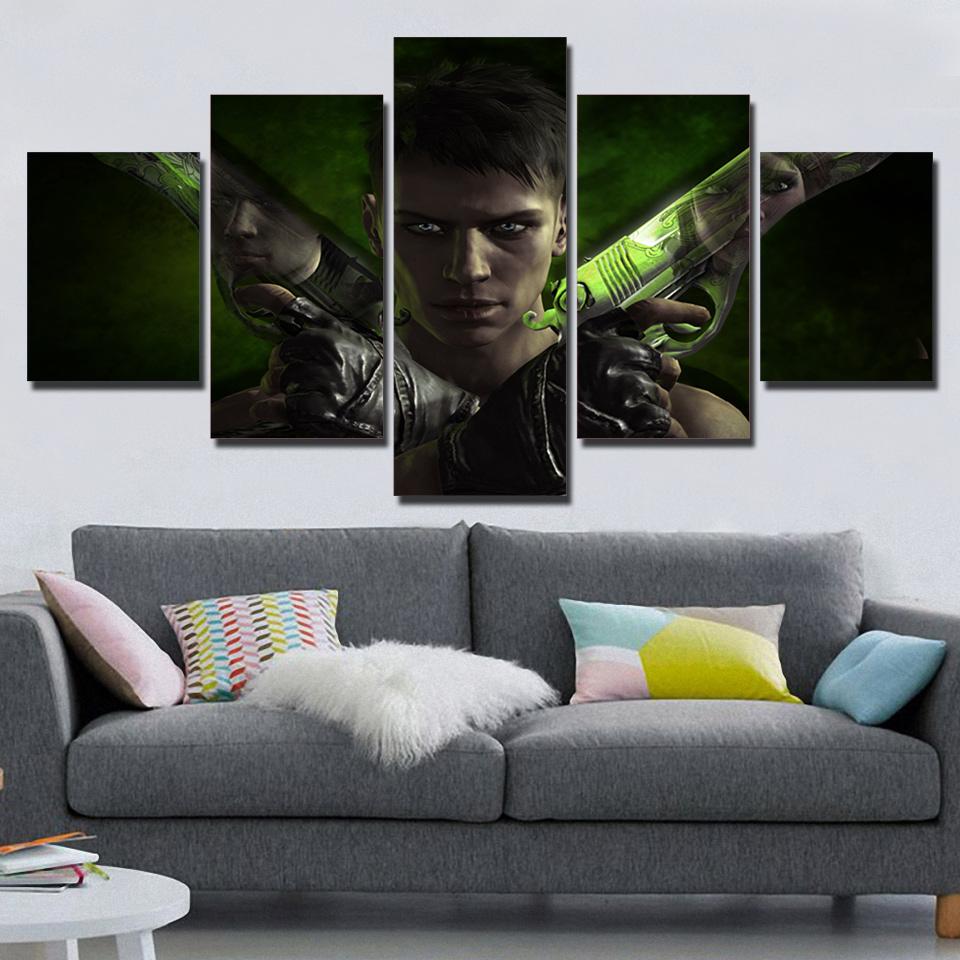 Devil Pistol Man – Gaming Canvas Wall Art